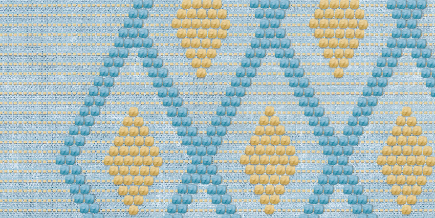 dettaglio carta da parati rombi pibiones