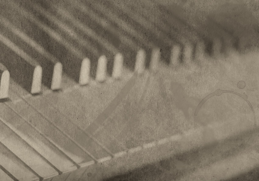 dettaglio carta da parati tasti pianoforte