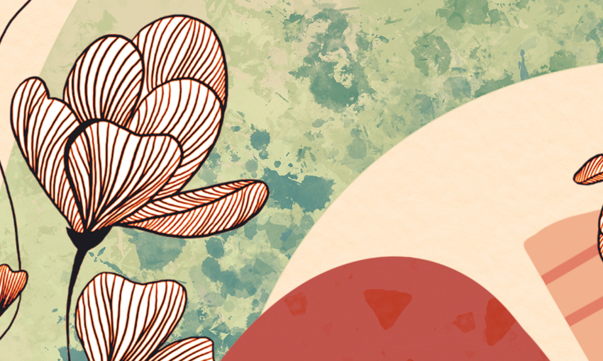 dettaglio carta da parati vita