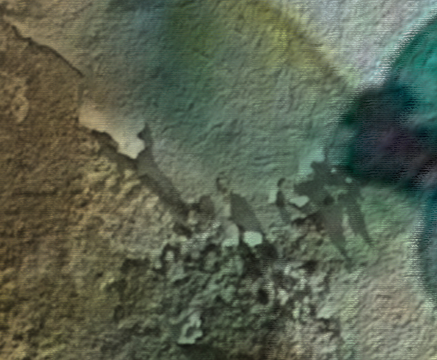 dettaglio carta da parati acquerello