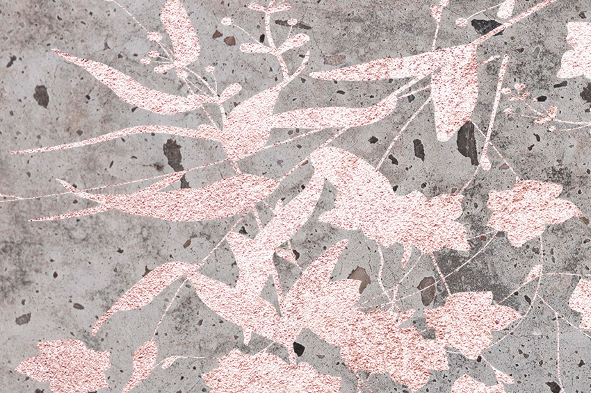 dettaglio carta da parati fiori della luna