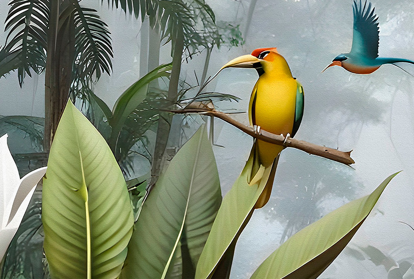 dettaglio carta da parati natura incantata