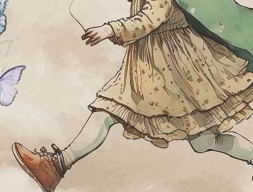 dettaglio carta da parati tamy