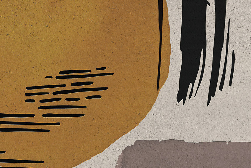 dettaglio carta da parati linee creative