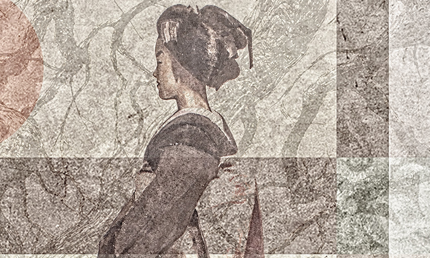 dettaglio carta da parati japanese