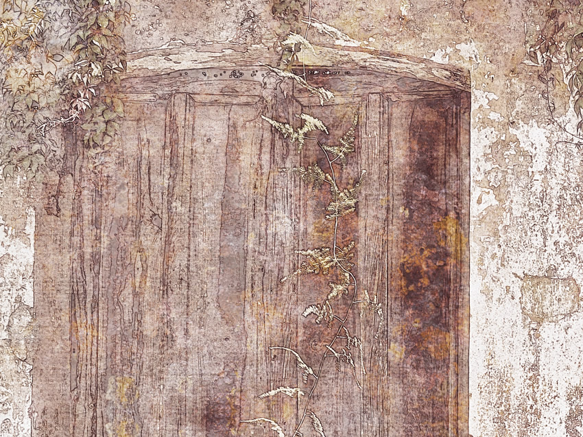 dettaglio carta da parati muro vintage