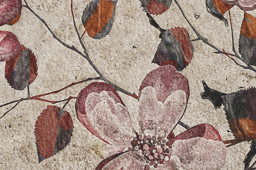 dettaglio carta da parati slava