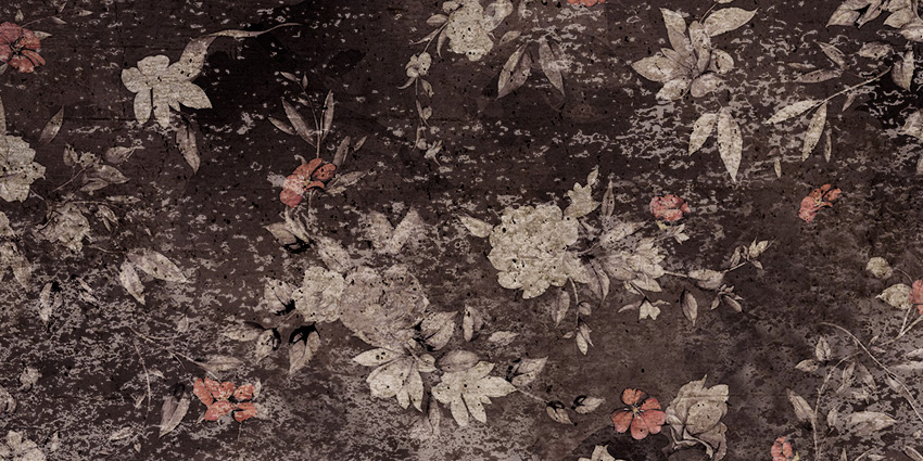 dettaglio carta da parati piccoli fiori