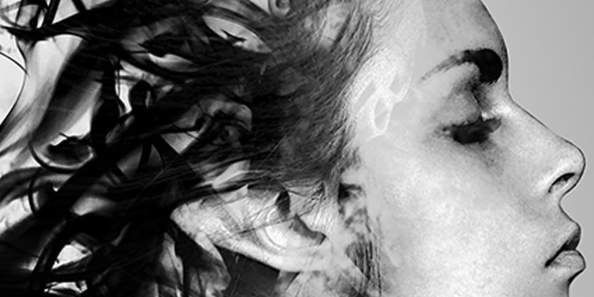 dettaglio carta da parati donna concept