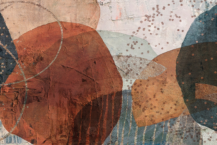 dettaglio carta da parati geometrico materico