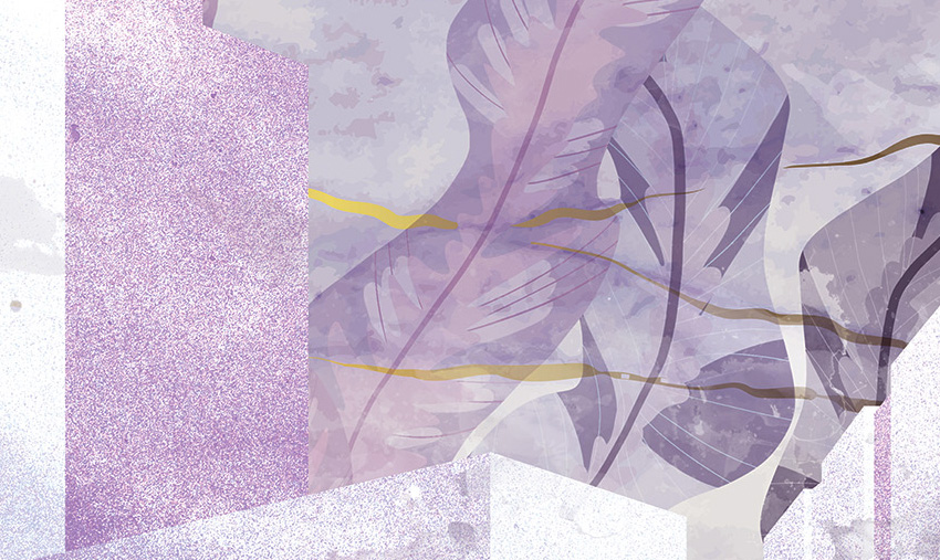 dettaglio carta da parati marmo liquido