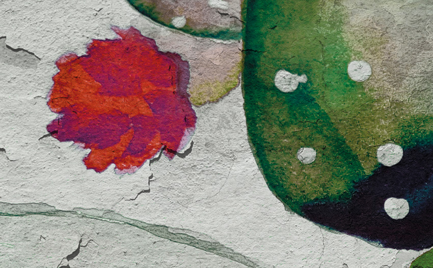 dettaglio carta da parati cactus design