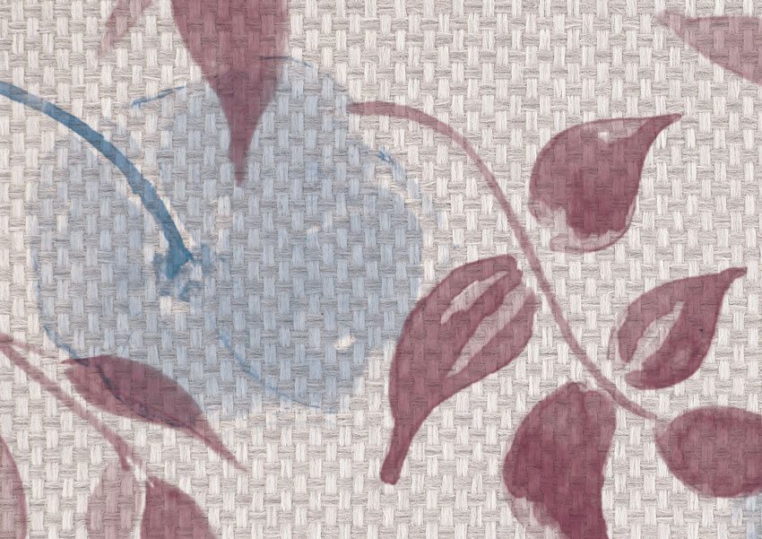 dettaglio carta da parati floreale