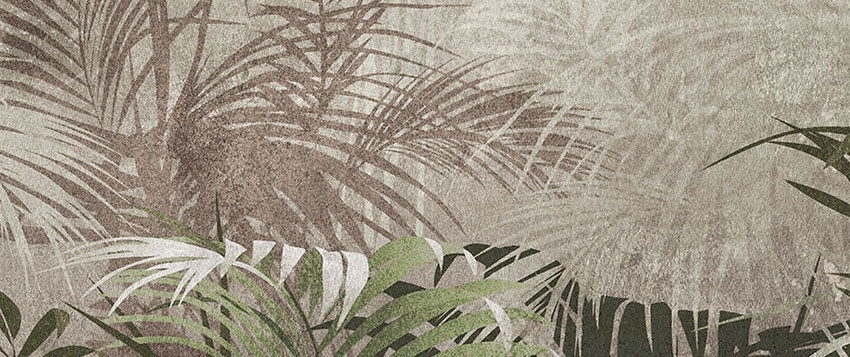 dettaglio carta da parati foresta tropicale