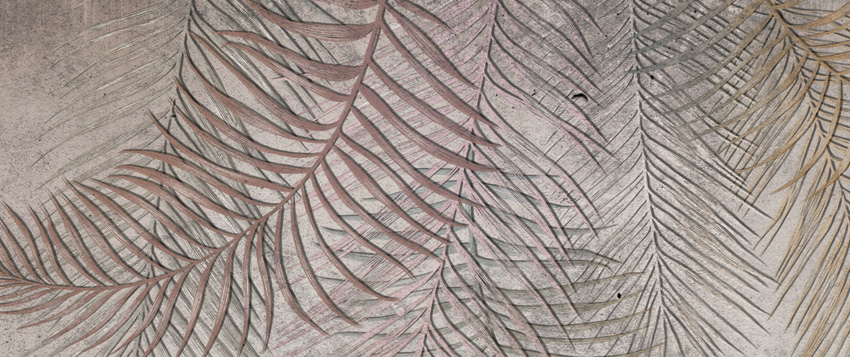 dettaglio carta da parati piante decor