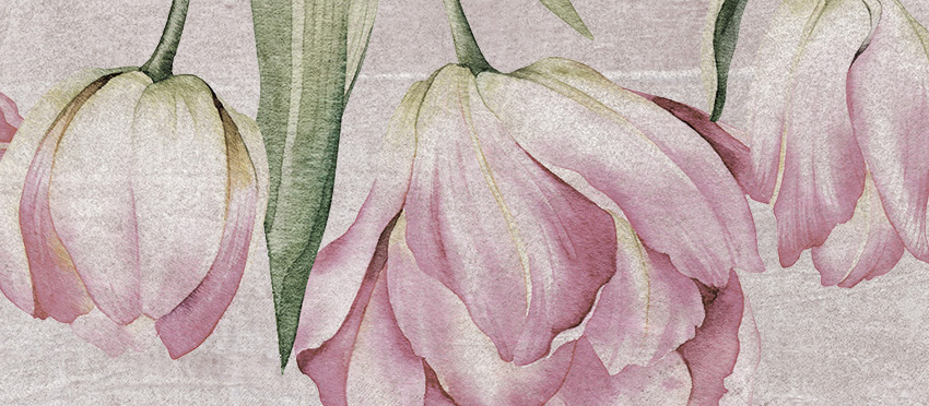 dettaglio carta da parati romantica