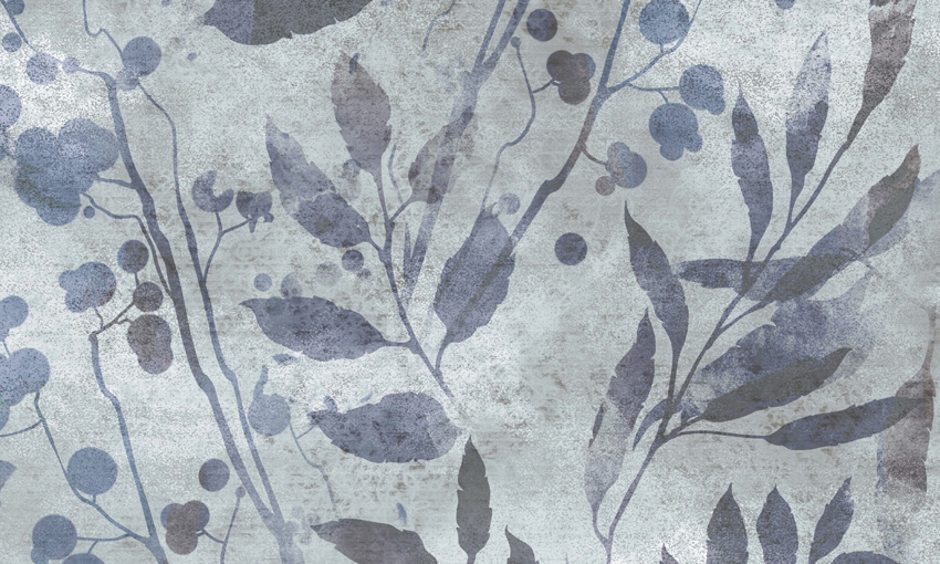 dettaglio carta da parati sottobosco