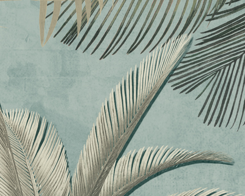 dettaglio carta da parati tropici
