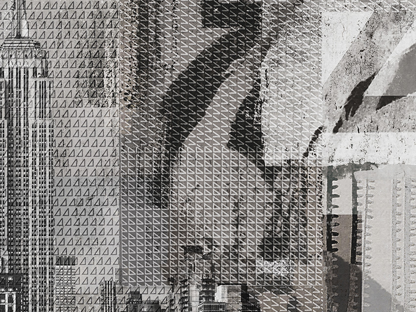 dettaglio carta da parati mate new york