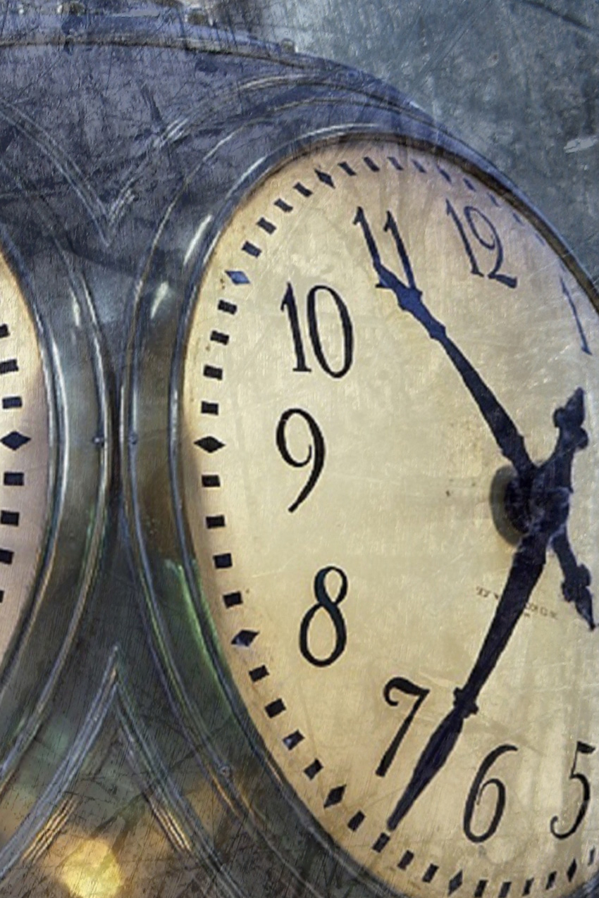 dettaglio carta da parati orologi