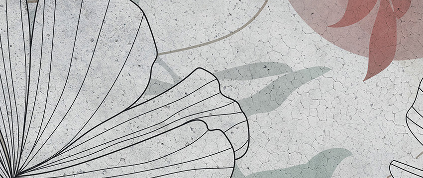 dettaglio carta da parati bouquet