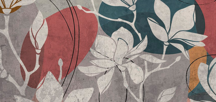 dettaglio carta da parati geometric natural