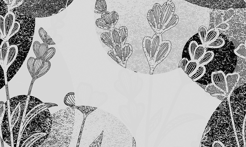 dettaglio carta da parati giardino orientale