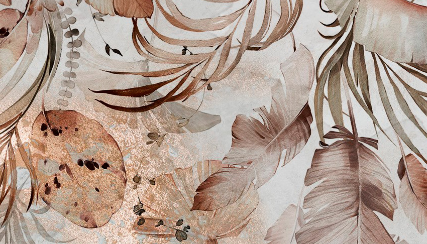 dettaglio carta da parati rust nature