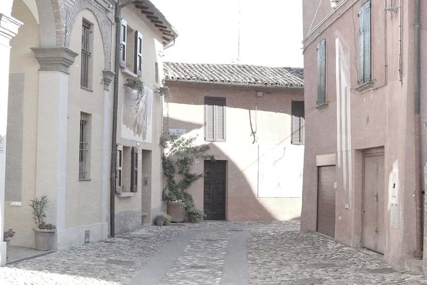 dettaglio carta da parati centro storico