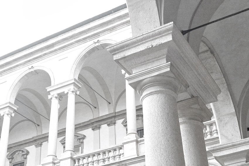 dettaglio carta da parati colonne