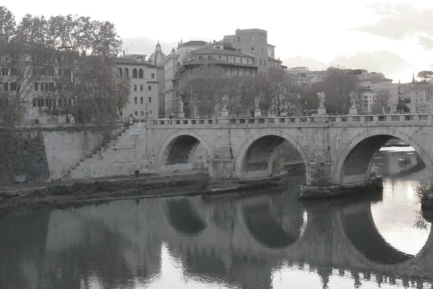 dettaglio carta da parati lungo tevere