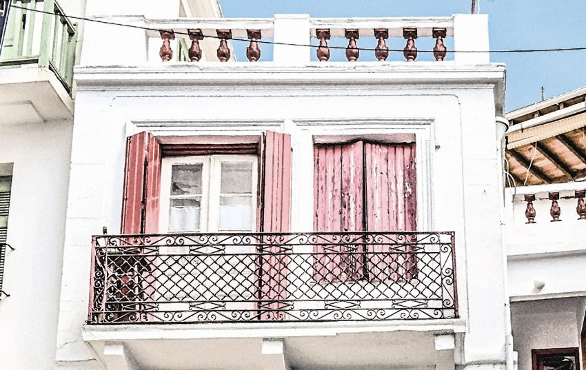 dettaglio carta da parati paese marino