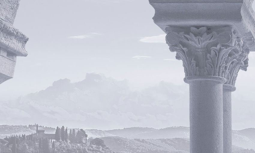 dettaglio carta da parati veduta sulle colline