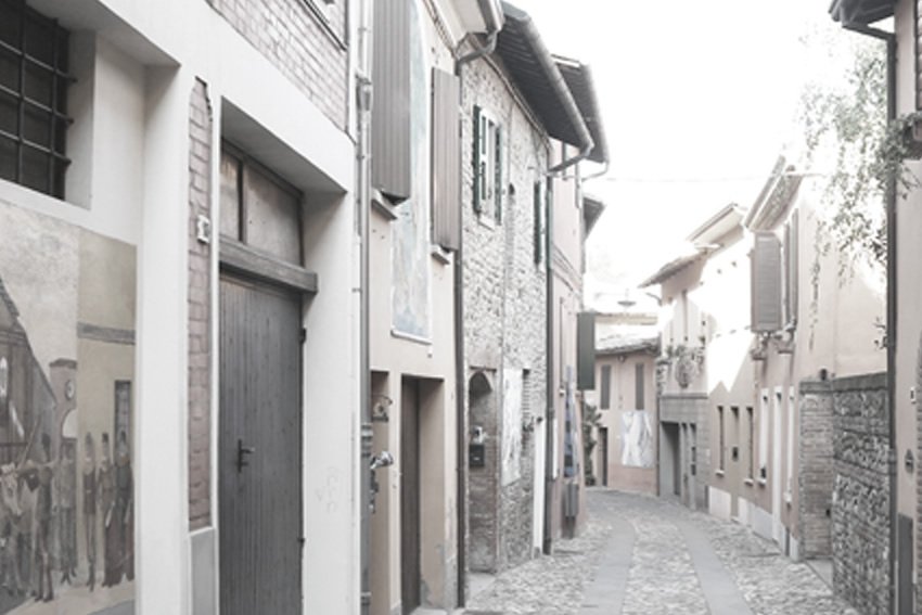 dettaglio carta da parati vicolo