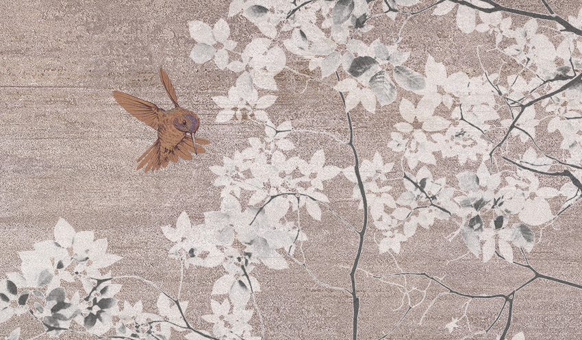 dettaglio carta da parati antica dimora