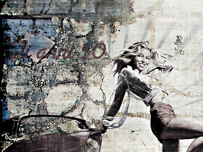 Dettaglio della carta da parati