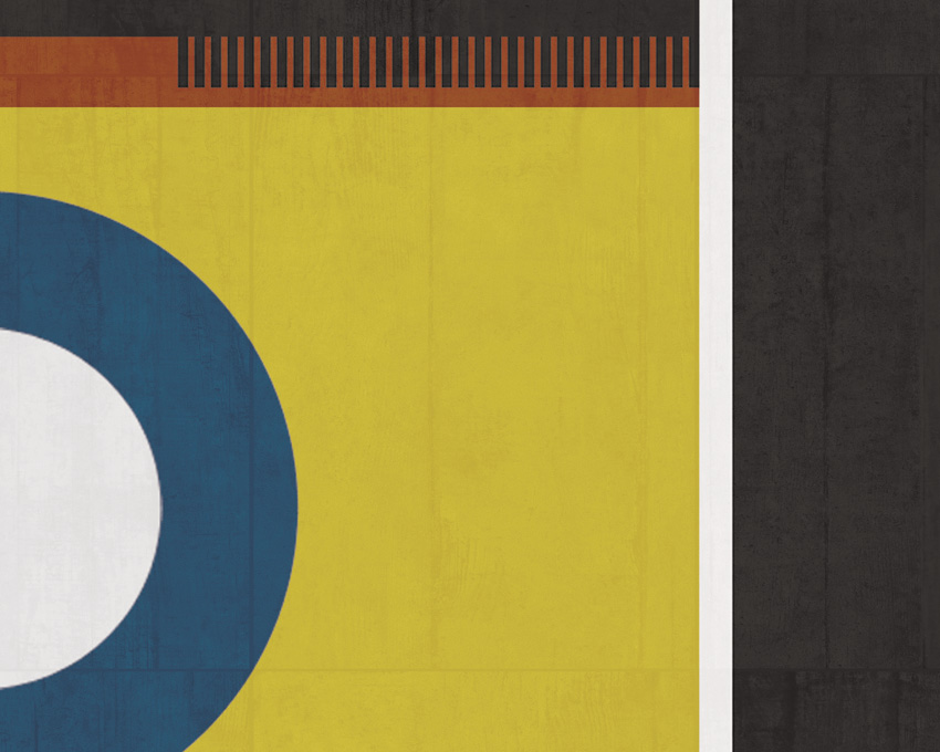 Decoro Vintage - Bauhaus style dettaglio dettaglio carta da parati bauhaus style