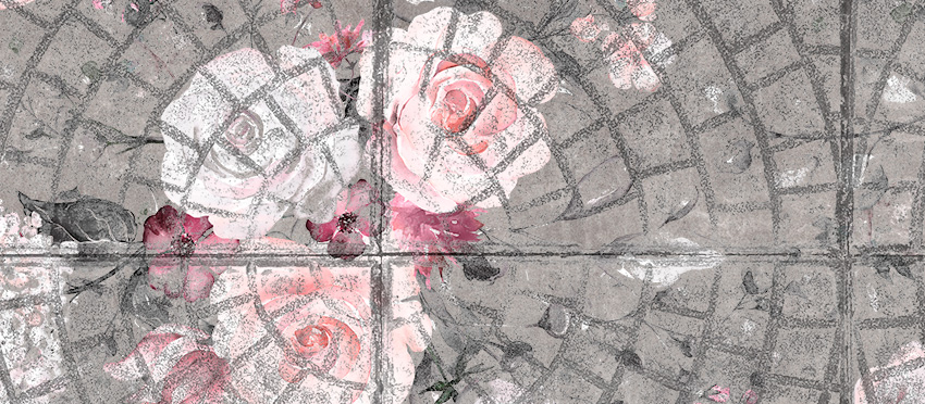 dettaglio carta da parati design retro