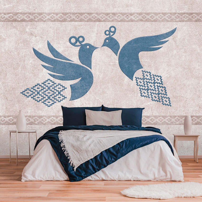 parati pavoncelle in volo