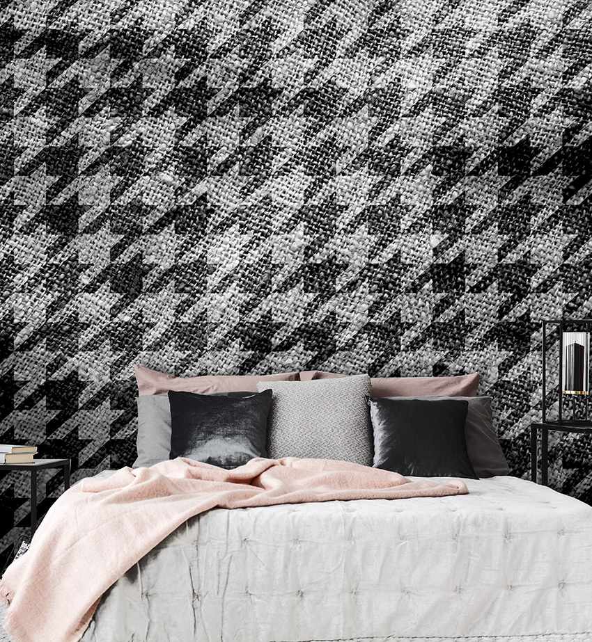 parati tessuto tweed