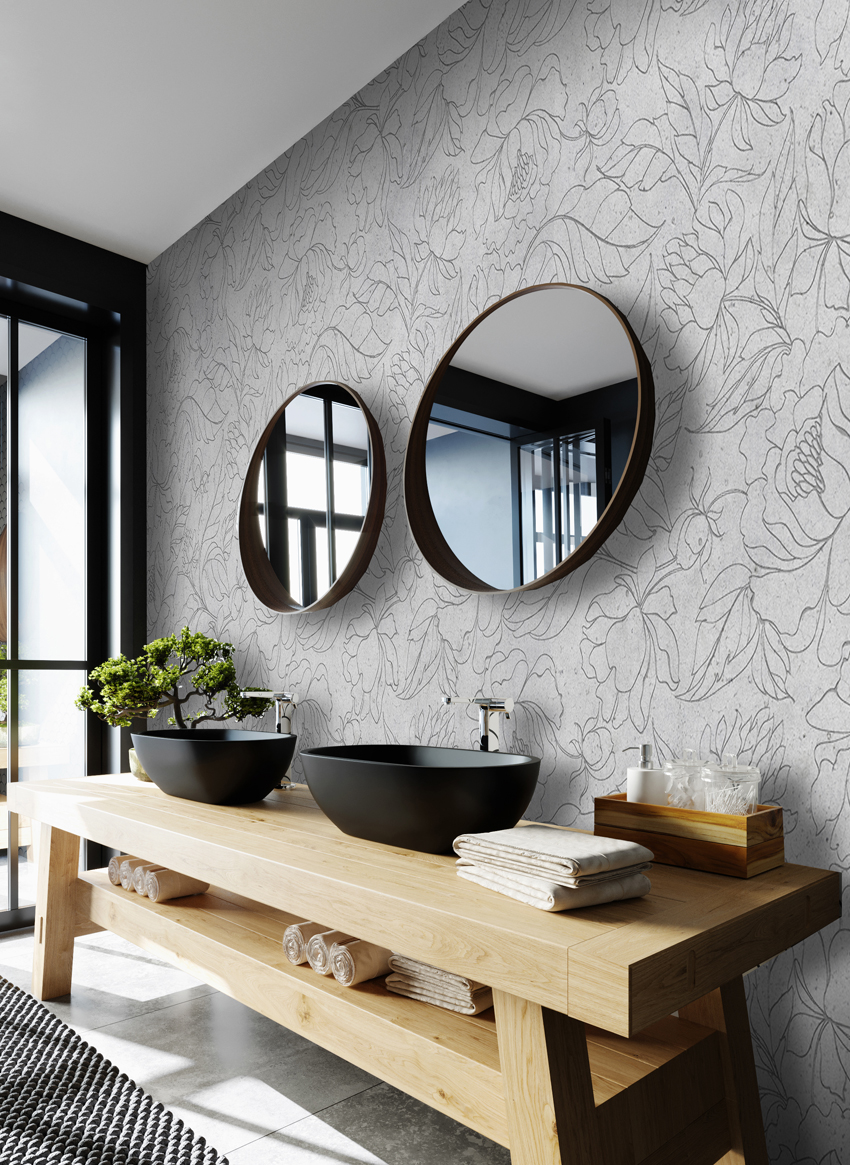 parati texture e fiori