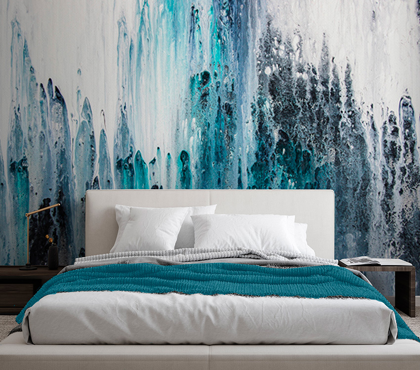 parati astratto liquido