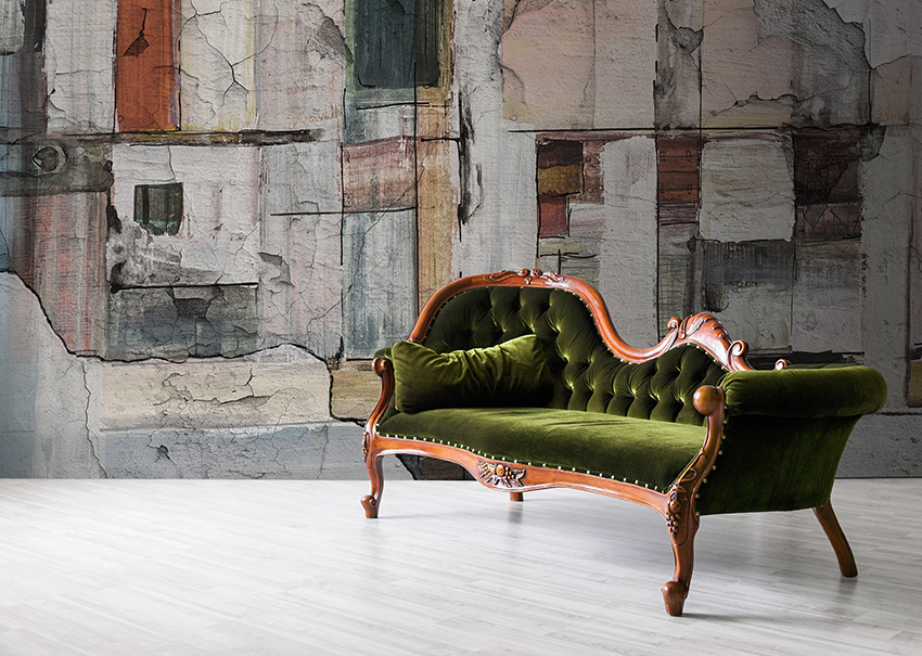 parati affresco su muro