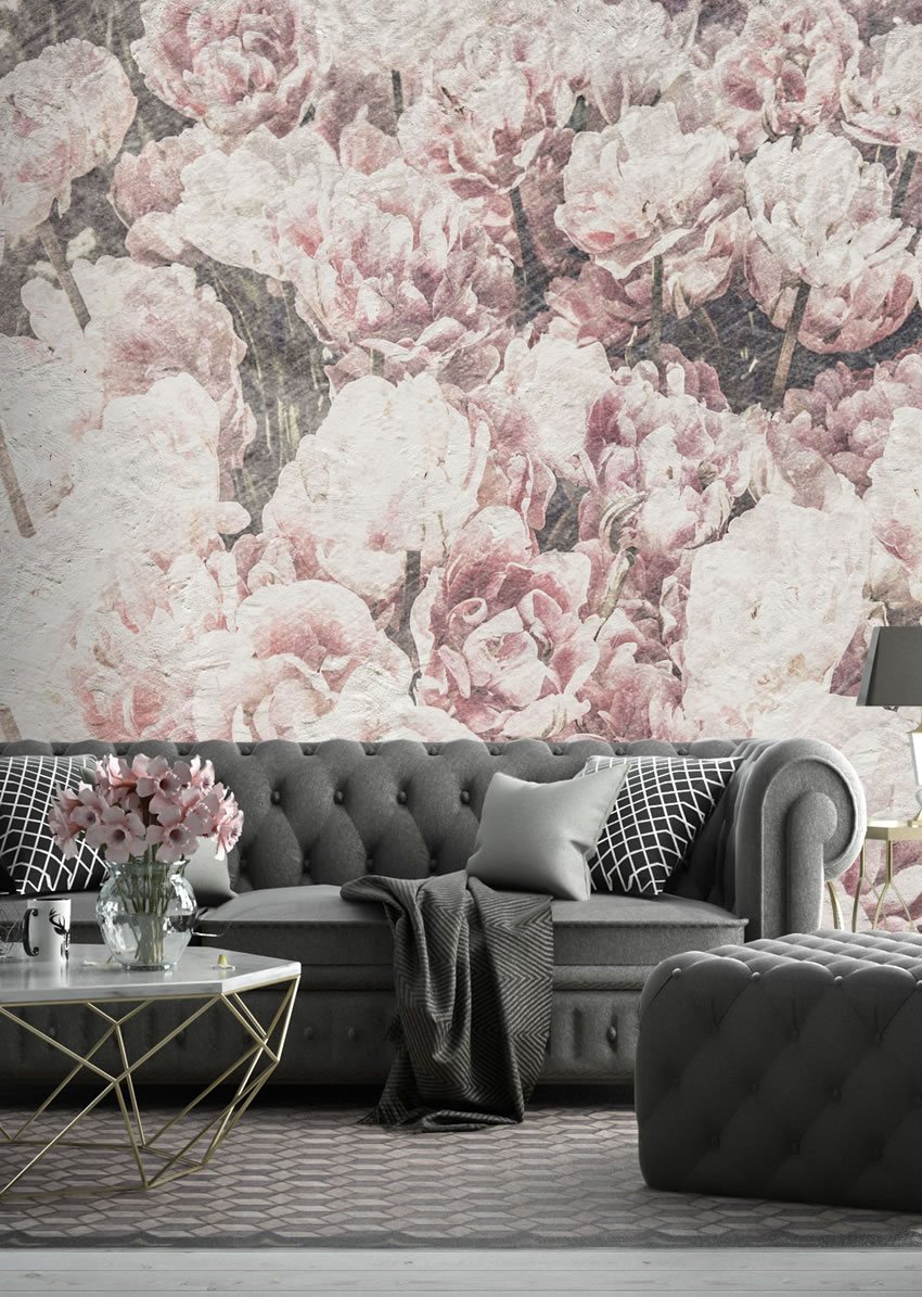 parati distesa di fiori