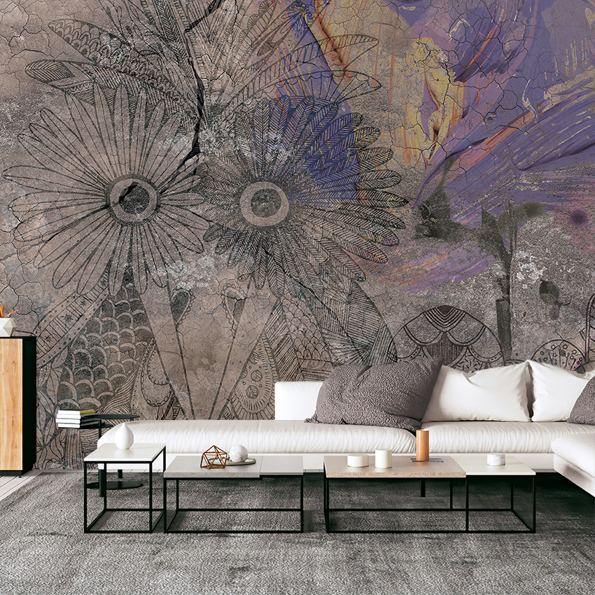 parati pennellate artista