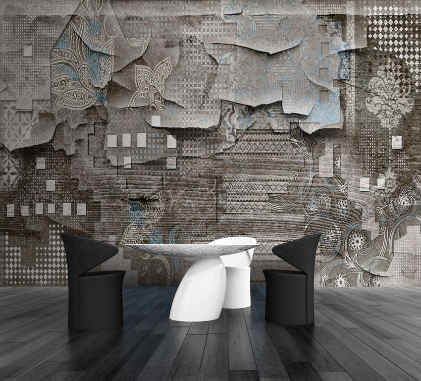 parati trama orientale