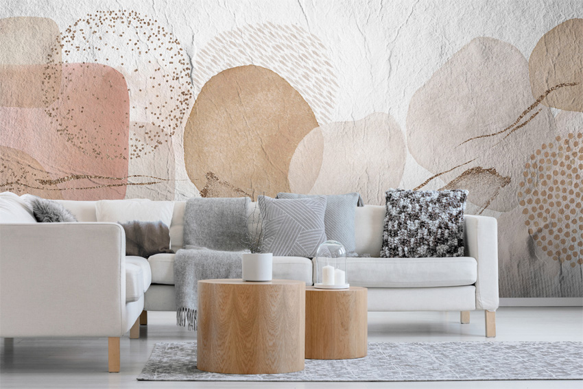 parati astratto morbido