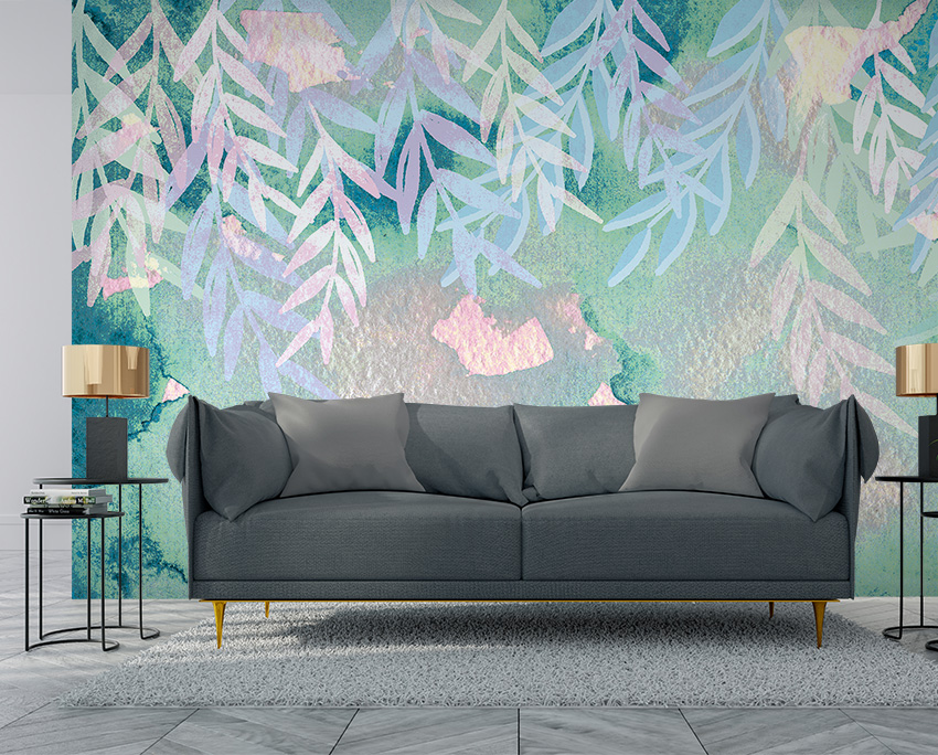 parati foglie macchiate