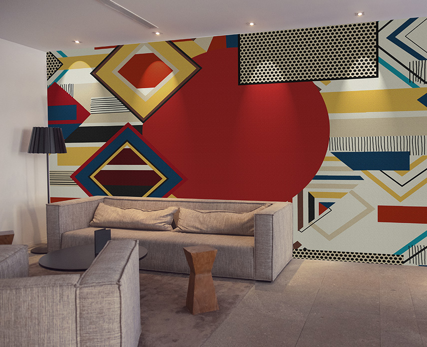 parati forme geometriche