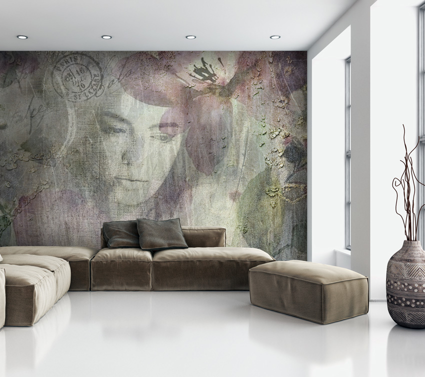 parati viso nei fiori